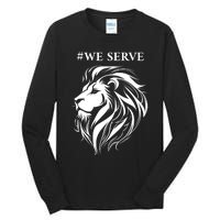 Lions Club International We Serve Lions Tall Long Sleeve T-Shirt