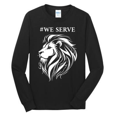 Lions Club International We Serve Lions Tall Long Sleeve T-Shirt