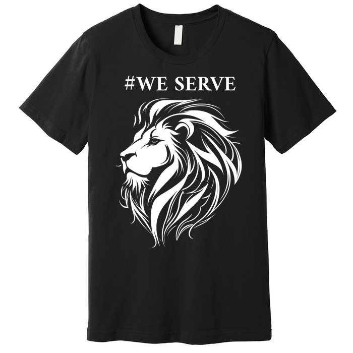 Lions Club International We Serve Lions Premium T-Shirt