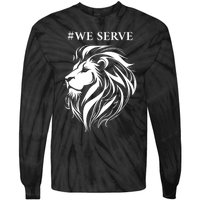 Lions Club International We Serve Lions Tie-Dye Long Sleeve Shirt