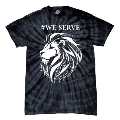 Lions Club International We Serve Lions Tie-Dye T-Shirt