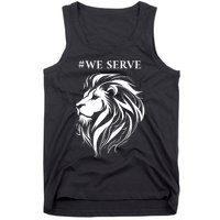 Lions Club International We Serve Lions Tank Top