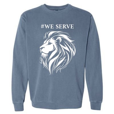 Lions Club International We Serve Lions Garment-Dyed Sweatshirt