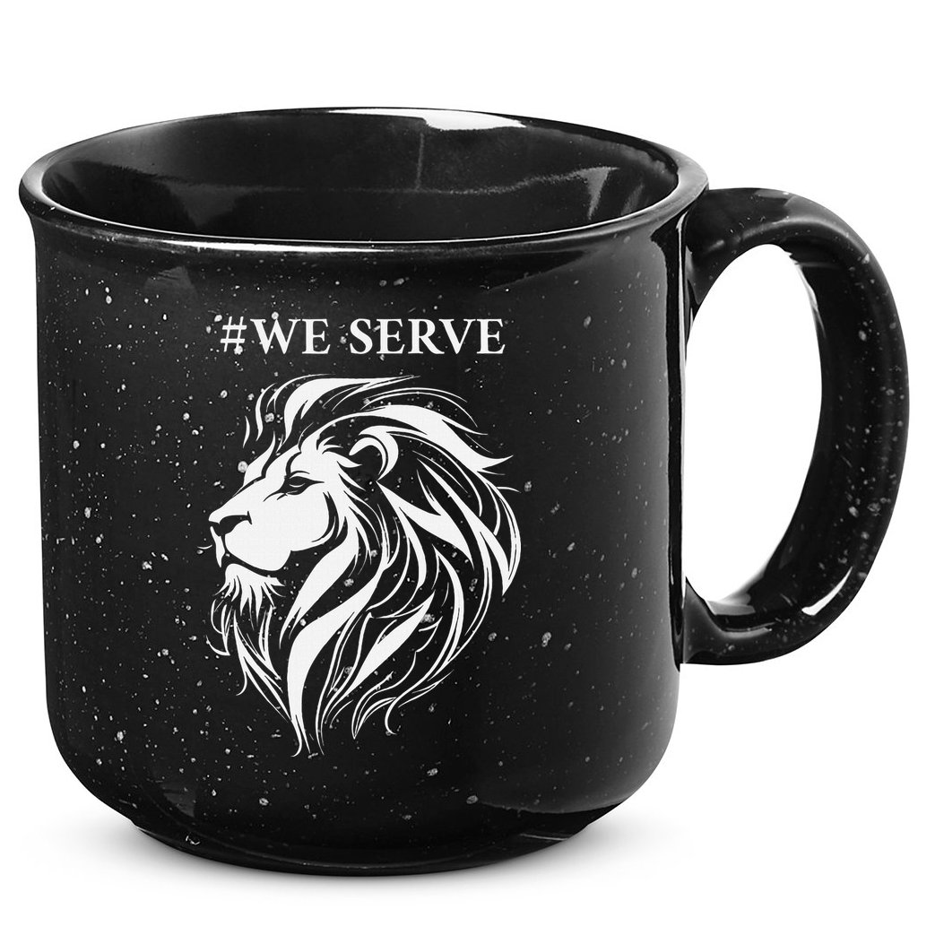 Lions Club International We Serve Lions 15oz Campfire Ceramic Mug