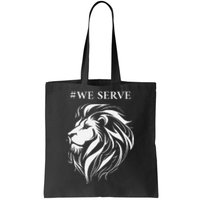 Lions Club International We Serve Lions Tote Bag