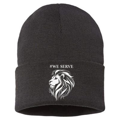 Lions Club International We Serve Lions Sustainable Knit Beanie