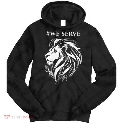 Lions Club International We Serve Lions Tie Dye Hoodie