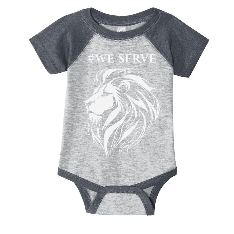 Lions Club International We Serve Lions Infant Baby Jersey Bodysuit