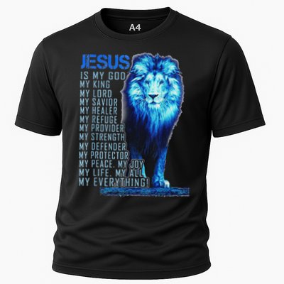 Lion Christian Jesus Is My God King Lord And Savior Performance Shirt