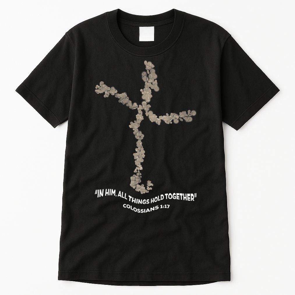 Laminin Christian Jesus Cross Tall T-Shirt