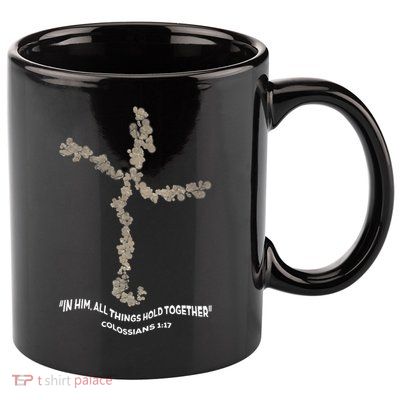 Laminin Christian Jesus Cross 11oz C Handle Ceramic Mug