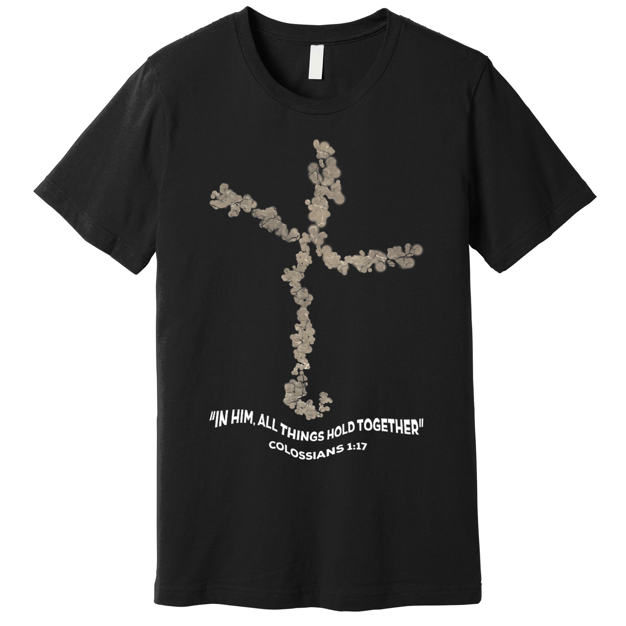 Laminin Christian Jesus Cross Premium T-Shirt