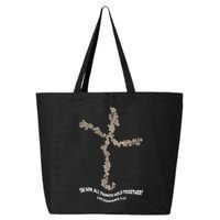 Laminin Christian Jesus Cross 25L Jumbo Tote