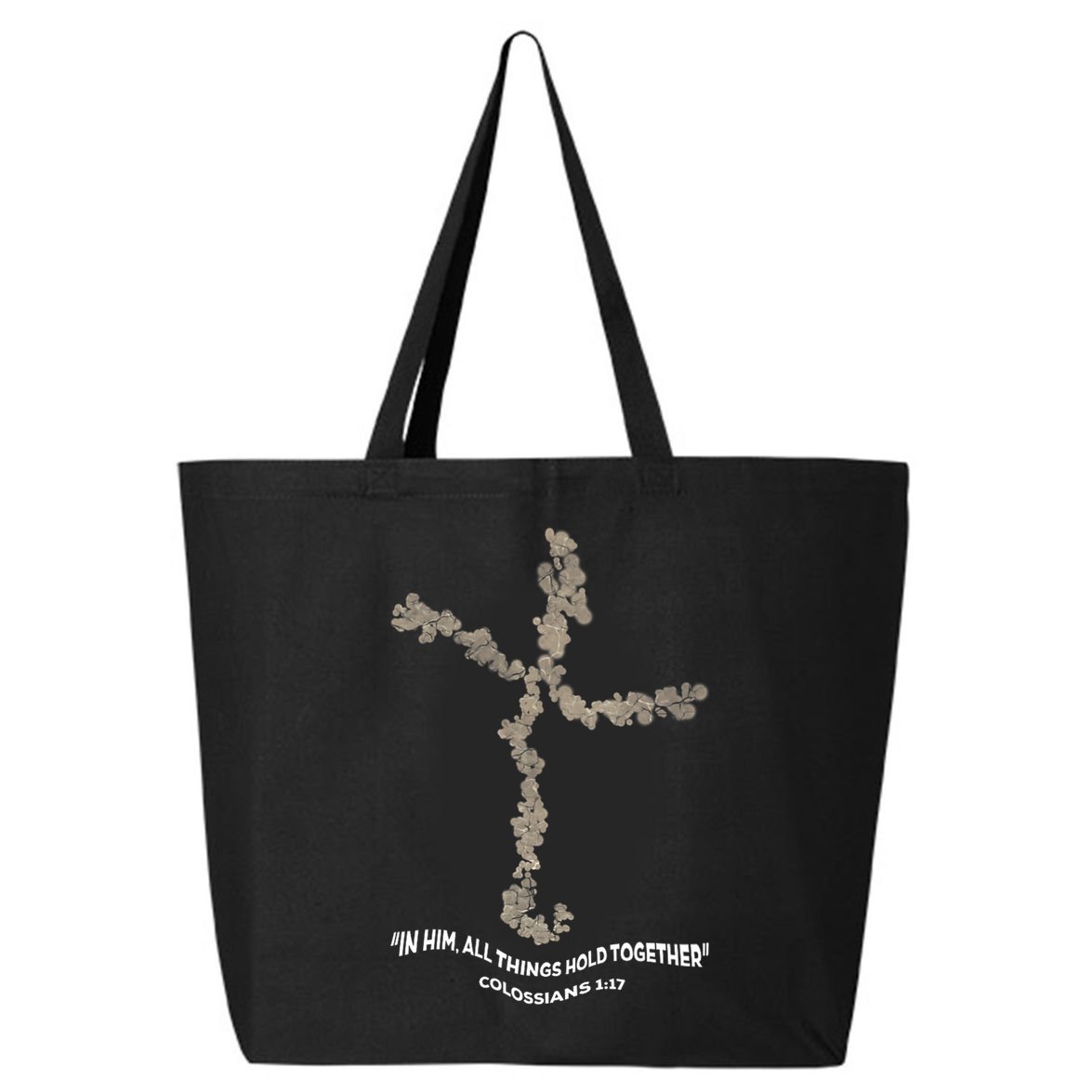Laminin Christian Jesus Cross 25L Jumbo Tote