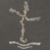 Laminin Christian Jesus Cross Cotton Canvas Backpack