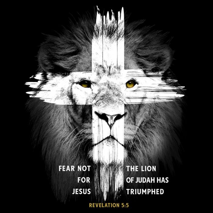 Lion Cross Jesus Christian Lord God Believer Gift Impact Tech Backpack