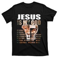 Lion Christian Jesus Is My God Lord King Savior Good Friday T-Shirt