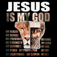 Lion Christian Jesus Is My God Lord King Savior Good Friday Impact Tech Backpack
