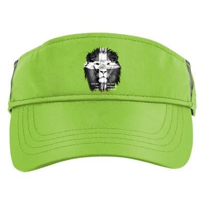 Lion Cross Jesus Christian Lord God Believer Gift Adult Drive Performance Visor