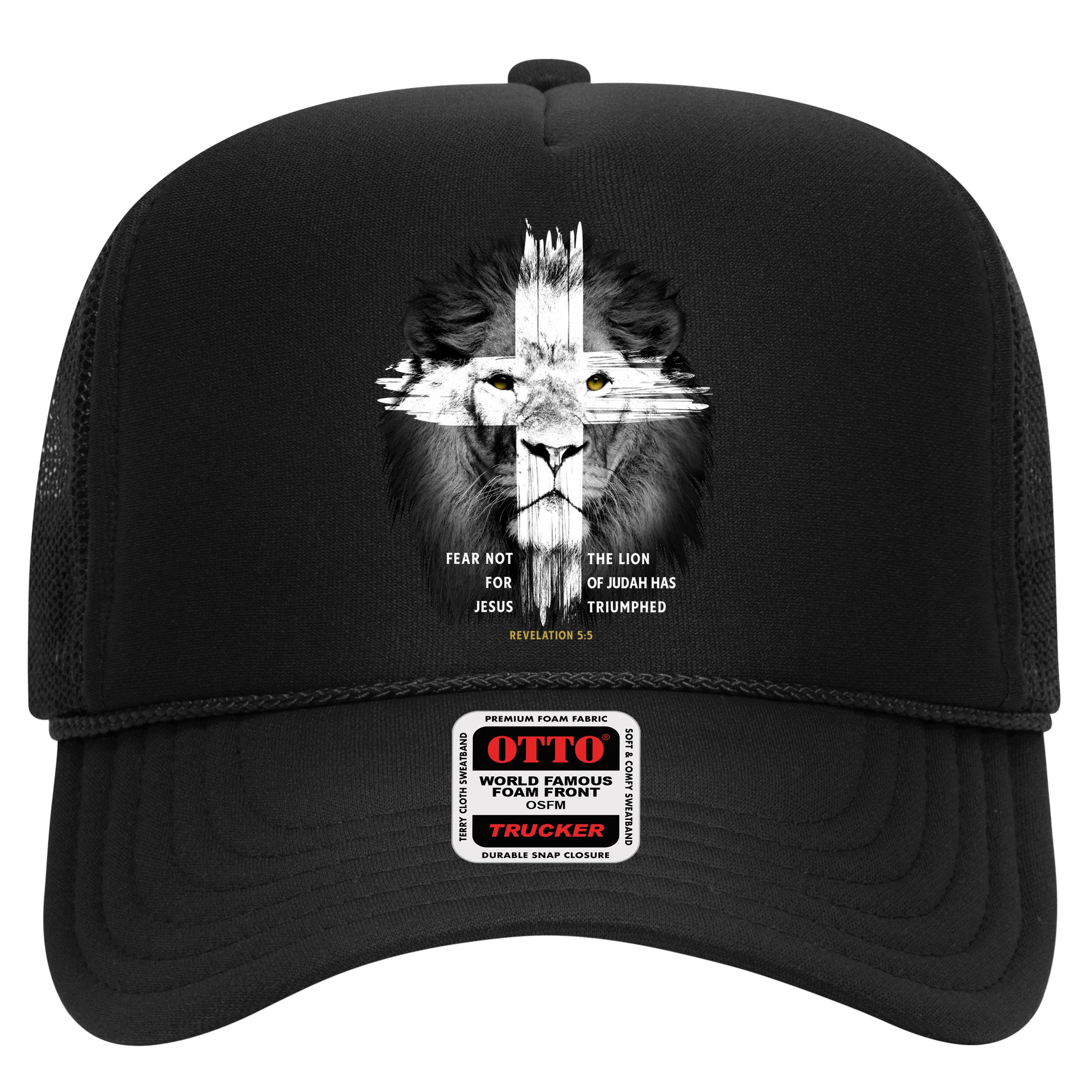 Lion Cross Jesus Christian Lord God Believer Gift Hat