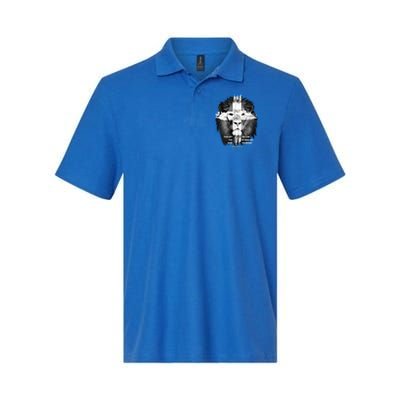 Lion Cross Jesus Christian Lord God Believer Gift Polo