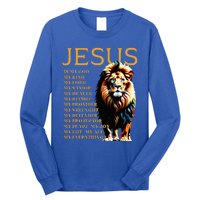 Lion Christian Jesus Is My God King Lord And Savior Long Sleeve Shirt