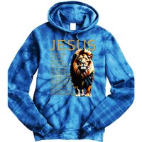 Lion Christian Jesus Is My God King Lord And Savior Tie Dye Hoodie