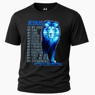 Lion Christian Jesus Is My God King Lord And Savior Performance Shirt