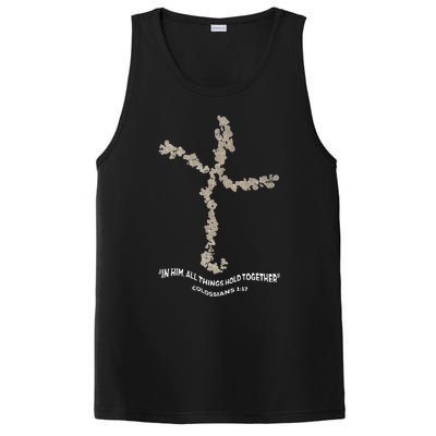 Laminin Christian Jesus Cross PosiCharge Competitor Tank