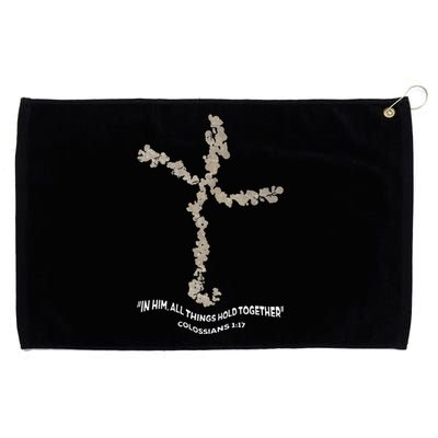 Laminin Christian Jesus Cross Grommeted Golf Towel