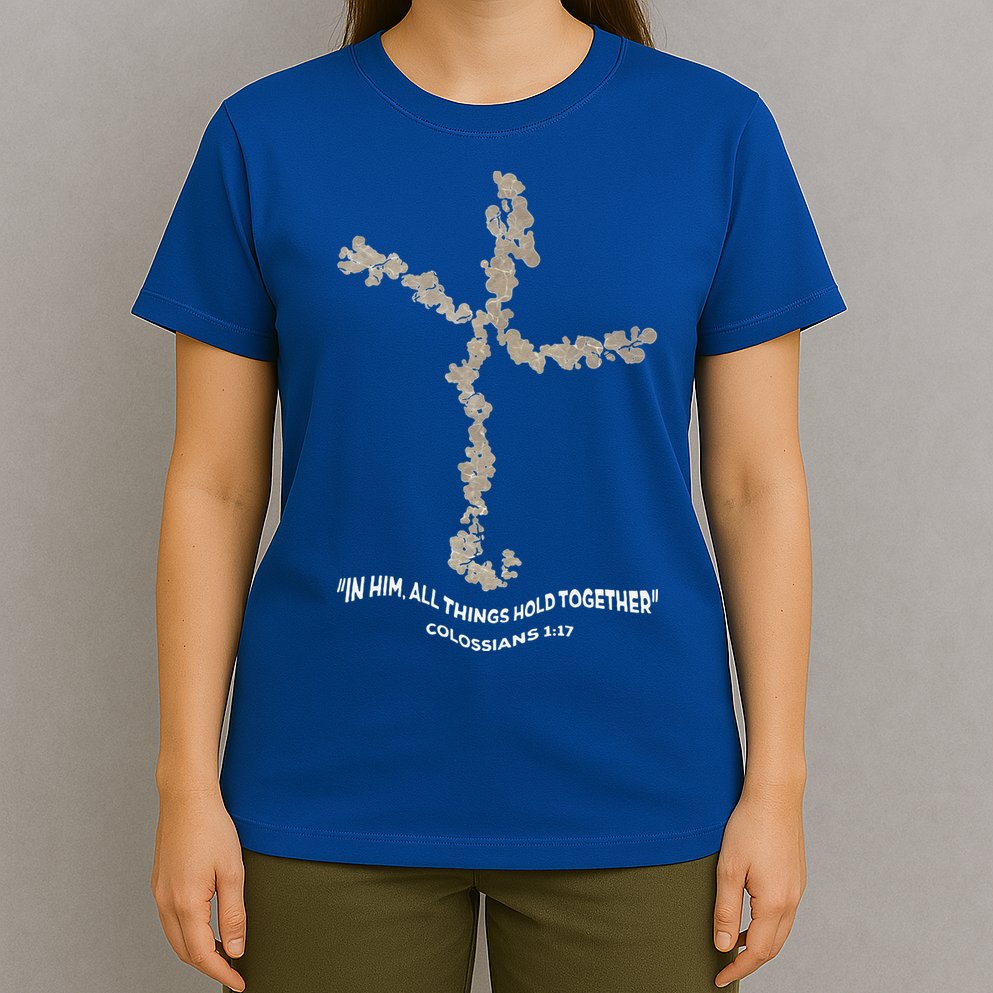 Laminin Christian Jesus Cross T-Shirt