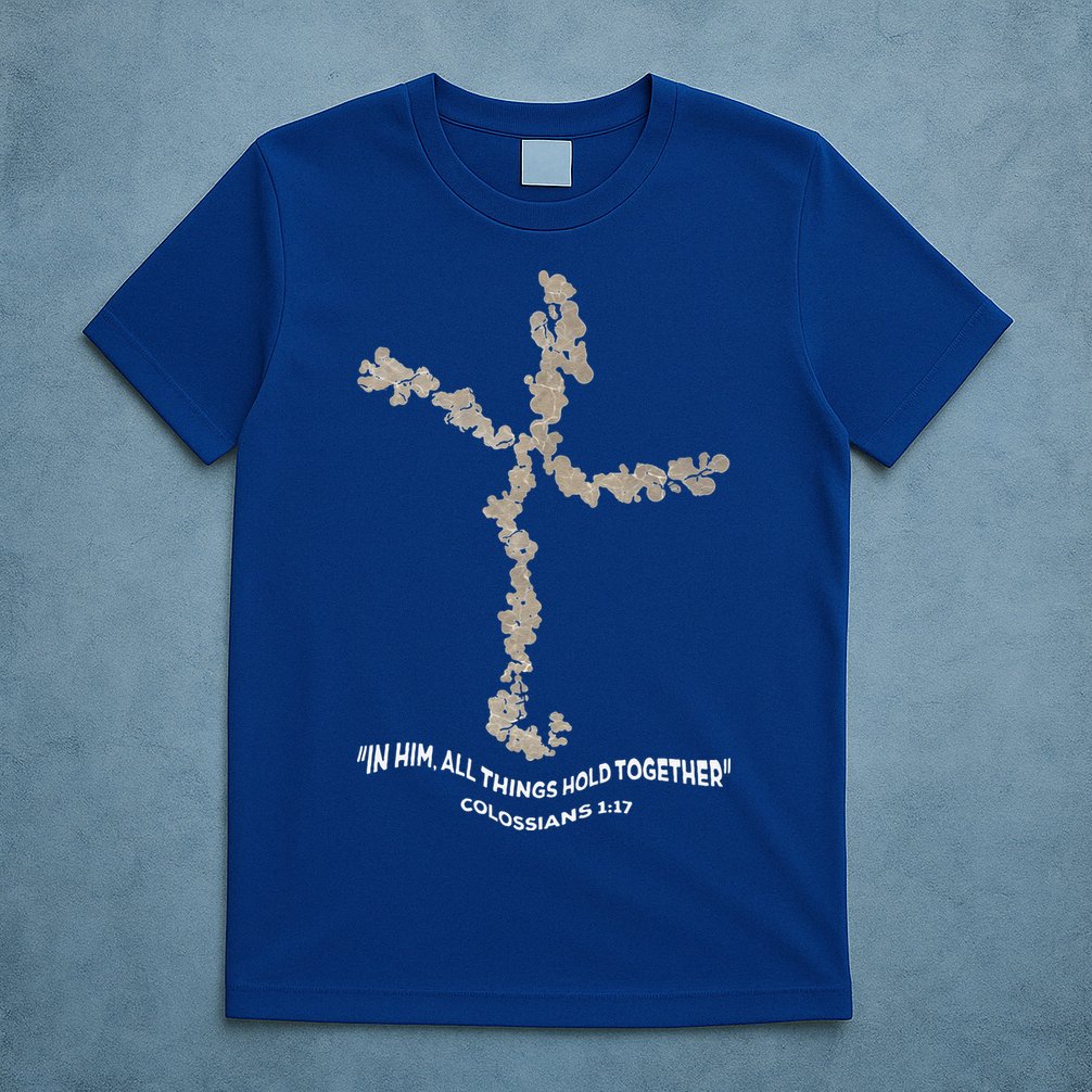 Laminin Christian Jesus Cross T-Shirt