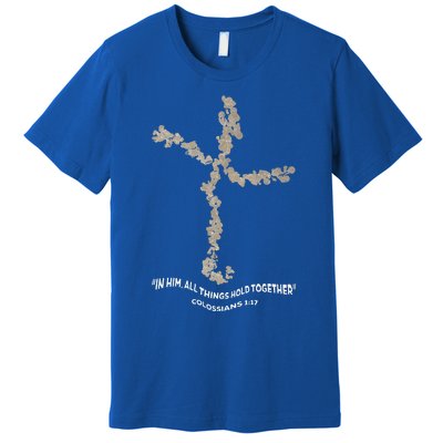 Laminin Christian Jesus Cross Premium T-Shirt