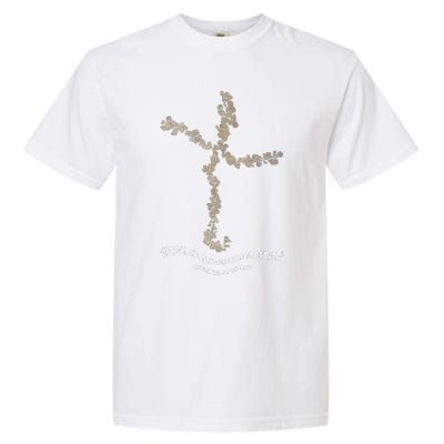 Laminin Christian Jesus Cross Garment-Dyed Heavyweight T-Shirt