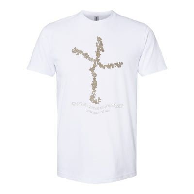 Laminin Christian Jesus Cross Softstyle CVC T-Shirt