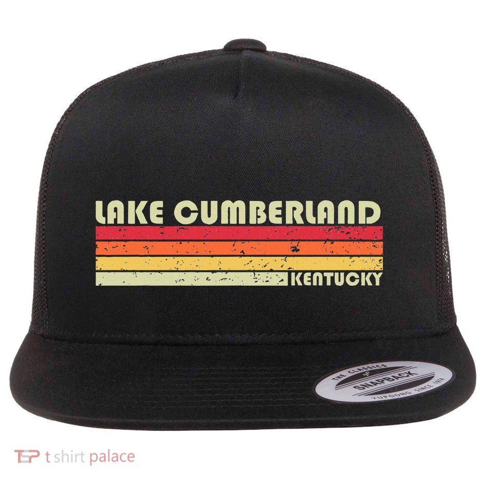 Lake Cumberland Kentucky Flat Bill Trucker Hat