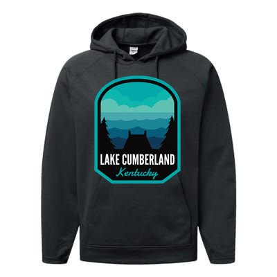 Lake Cumberland Kentucky Summer Performance Fleece Hoodie