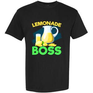 Lemonade Crew Kids Funny Lemonade Boss Lemon Lover Squad Garment-Dyed Heavyweight T-Shirt