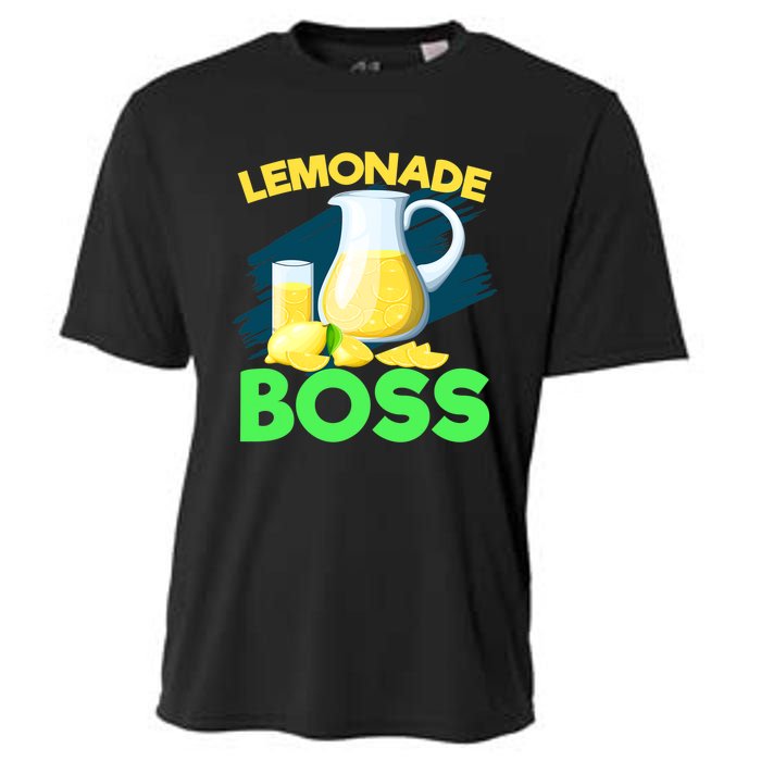 Lemonade Crew Kids Funny Lemonade Boss Lemon Lover Squad Cooling Performance Crew T-Shirt