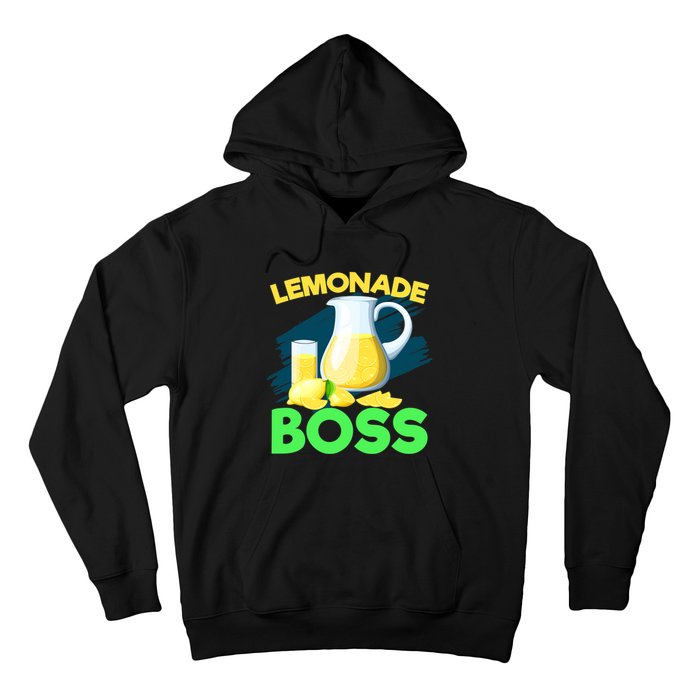 Lemonade Crew Kids Funny Lemonade Boss Lemon Lover Squad Hoodie