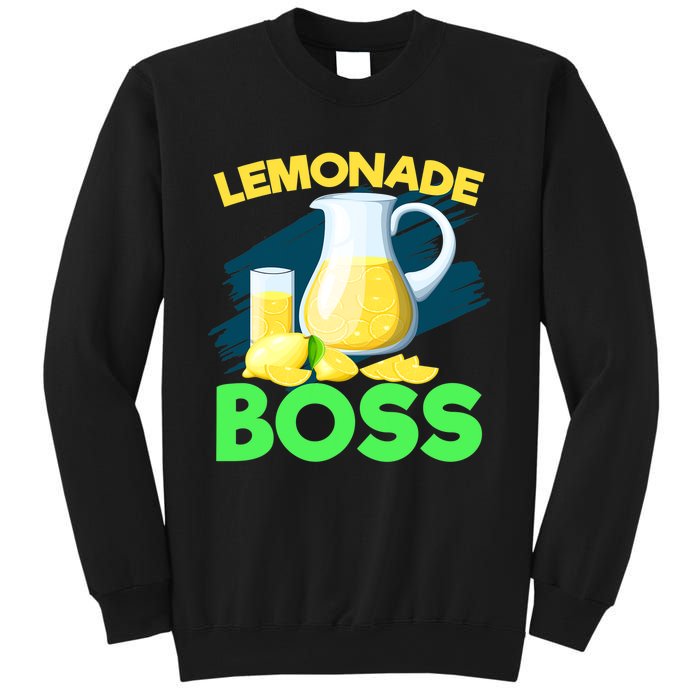 Lemonade Crew Kids Funny Lemonade Boss Lemon Lover Squad Sweatshirt