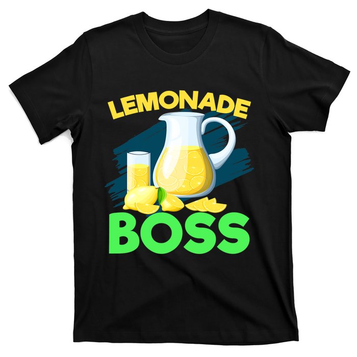 Lemonade Crew Kids Funny Lemonade Boss Lemon Lover Squad T-Shirt