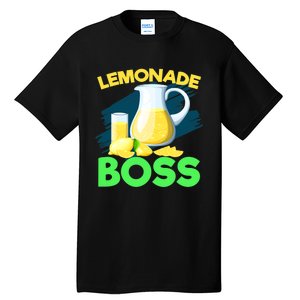 Lemonade Crew Kids Funny Lemonade Boss Lemon Lover Squad Tall T-Shirt