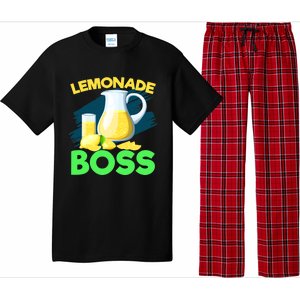 Lemonade Crew Kids Funny Lemonade Boss Lemon Lover Squad Pajama Set