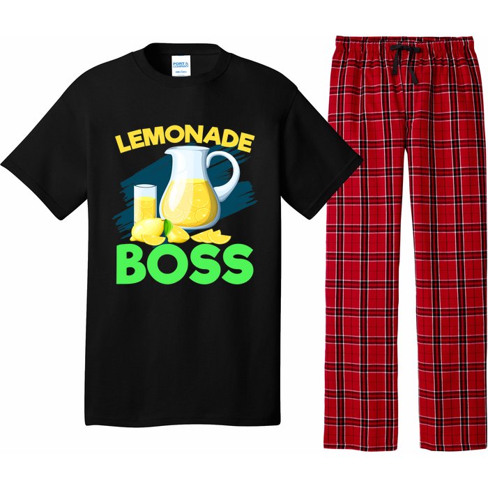 Lemonade Crew Kids Funny Lemonade Boss Lemon Lover Squad Pajama Set