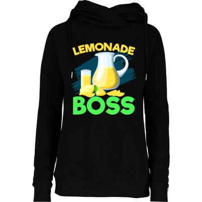 Lemonade Crew Kids Funny Lemonade Boss Lemon Lover Squad Womens Funnel Neck Pullover Hood