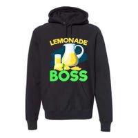 Lemonade Crew Kids Funny Lemonade Boss Lemon Lover Squad Premium Hoodie