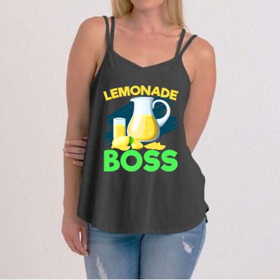 Lemonade Crew Kids Funny Lemonade Boss Lemon Lover Squad Women's Strappy Tank