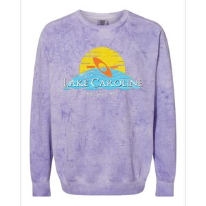 Lake Caroline Kayak Mississippi Colorblast Crewneck Sweatshirt