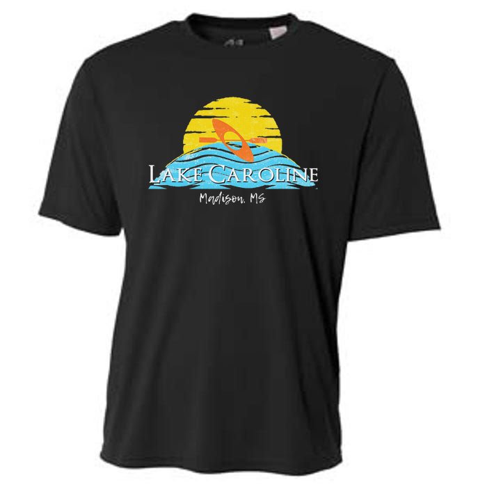 Lake Caroline Kayak Mississippi Cooling Performance Crew T-Shirt